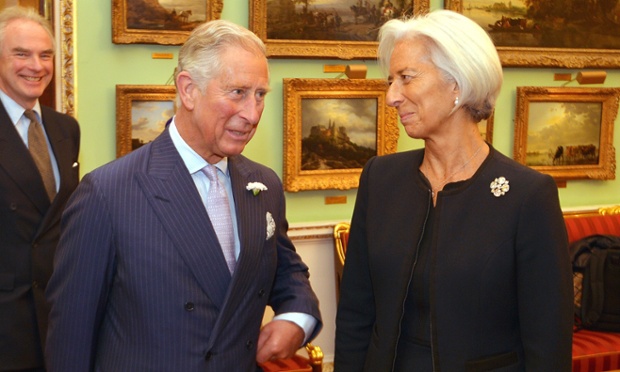 Prince Charles and IMF's Christine Lagarde