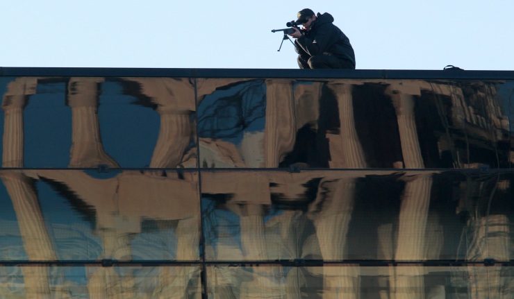 Mercenary snipers in Kiev