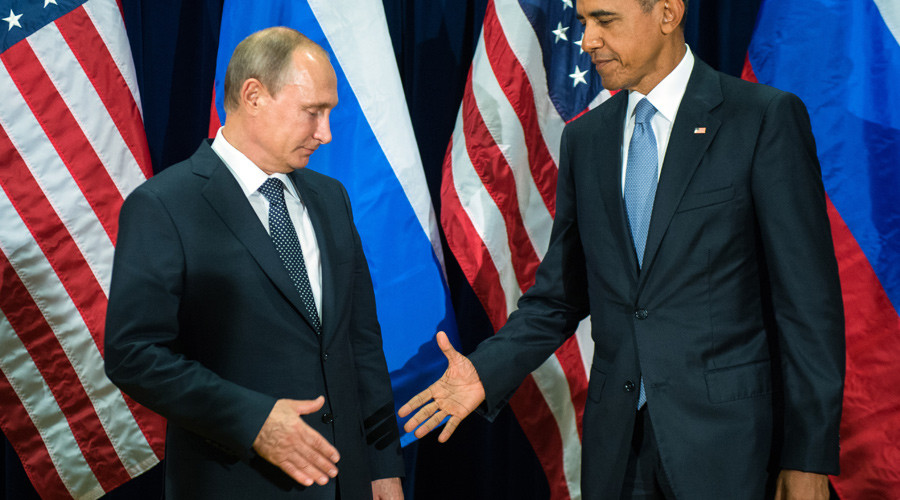 Russian President Vladimir Putin (L) and US President Barack Obama © Sergey Guneev / POOL / RIA Novosti