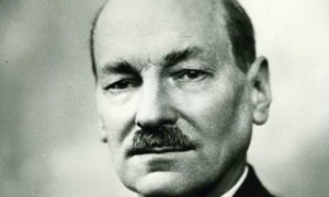 Clement Attlee, British (Labour) Prime Minister from 1945-1951