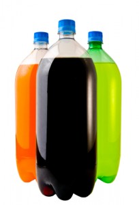 Three Soda Bottles