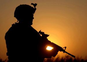 military-soldier-sunset