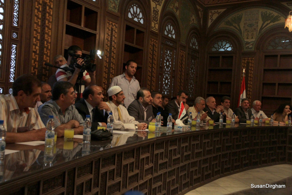 People from many faiths and backgrounds in Damascus involved in the important work of Mussalaha