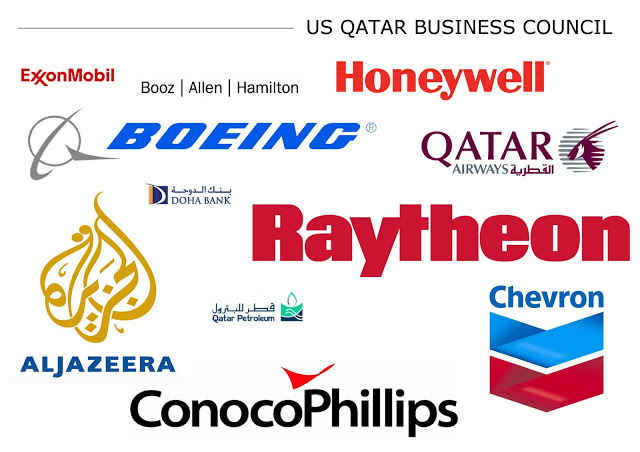 mage: Just some of the corporate members of the US-Qatar Business Council, whose president just so happens to sit on the same board of directors of the Middle East Policy Center as Karen AbuZayd, co-author of, now multiple, conveniently timed UN reports on Syria.