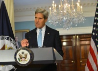 Secretary of State John Kerry making the case that Damascus has used chemical weapons (US State Department)