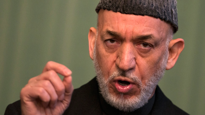 Afghan President Hamid Karzai (AFP Photo / Johannes Eisele)