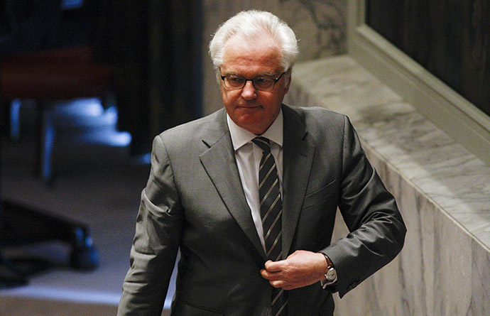Russian Ambassador to the United Nations Vitaly Churkin (AFP Photo / Getty Images / Kena Betancur)