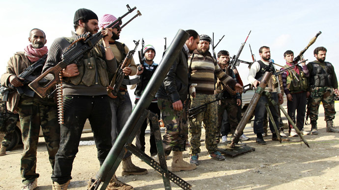 Free Syrian Army fighters (Reuters/Muzaffar Salman)